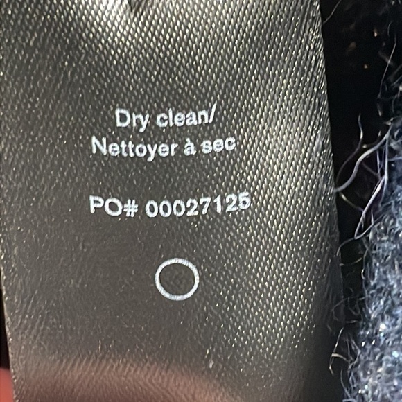 Rag & Bone Germain V Neck Sweater Zebra Stripe Metallic Black Silver Alpaca XS - Picture 12 of 13